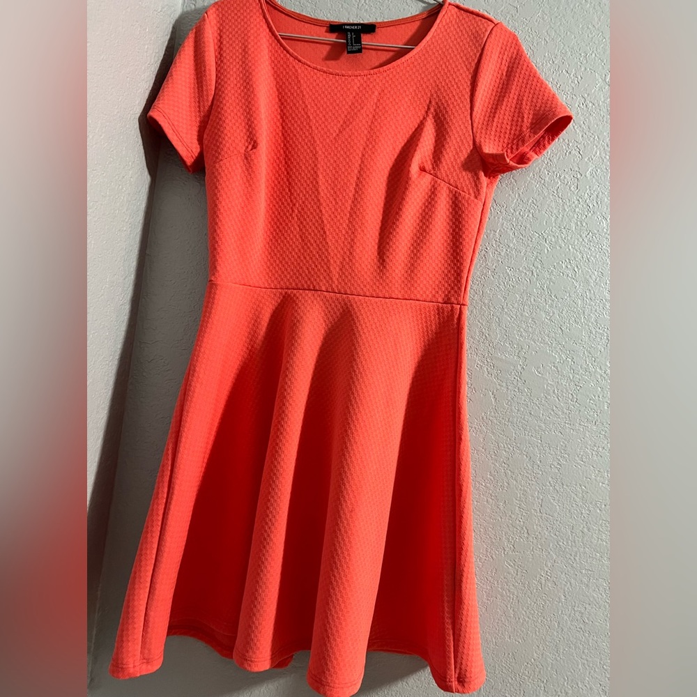 Forever 21 orange women dress